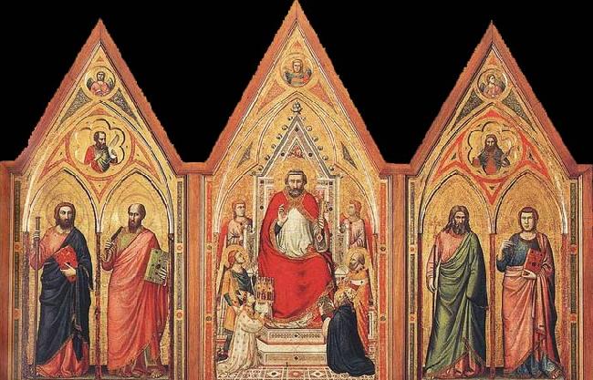 GIOTTO di Bondone The Stefaneschi Triptych oil painting image